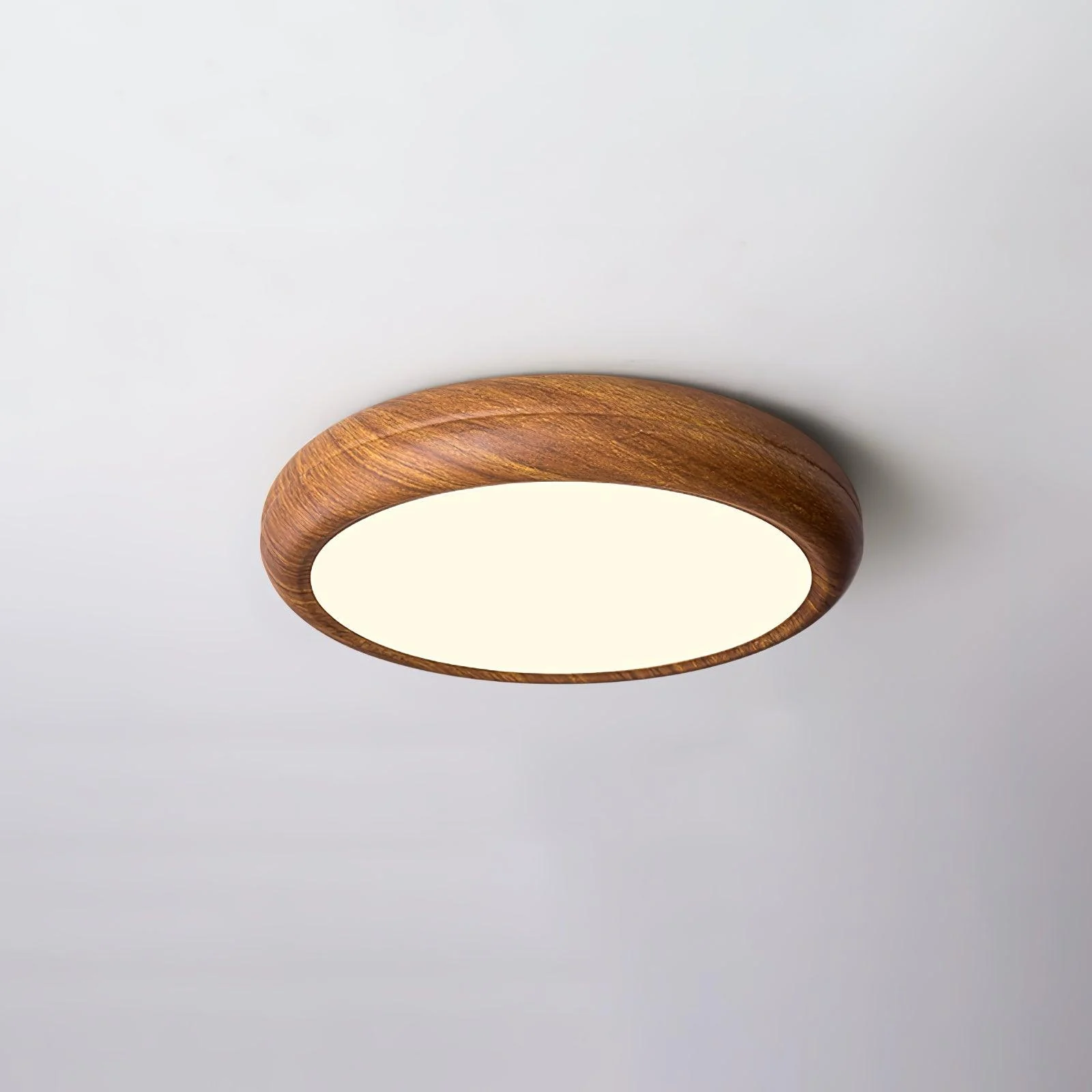 Solara Ceiling Light Woodgrain Round - Image 32
