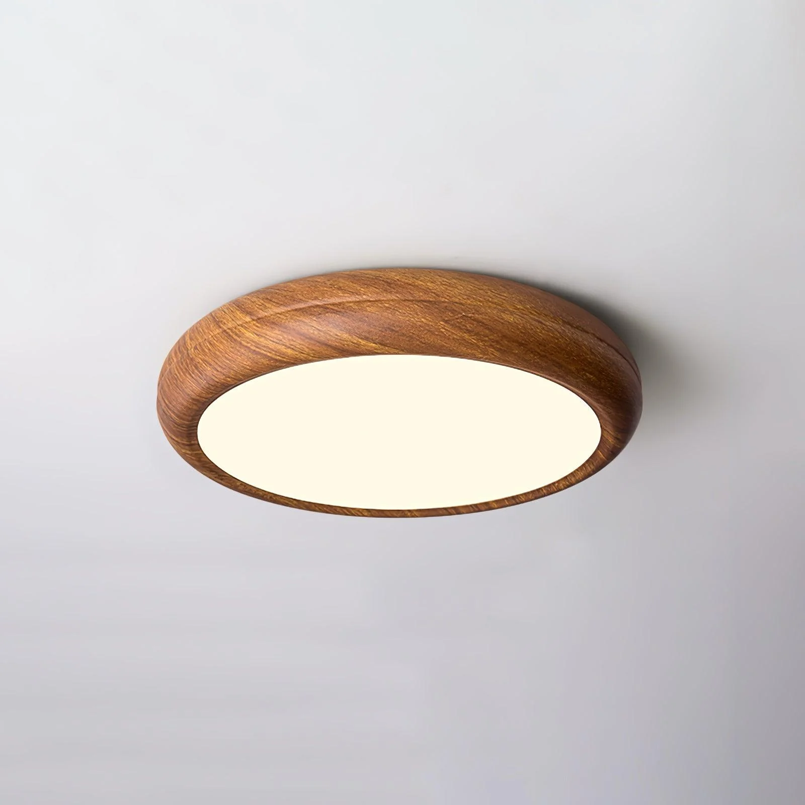 Solara Ceiling Light Woodgrain Round - Image 33
