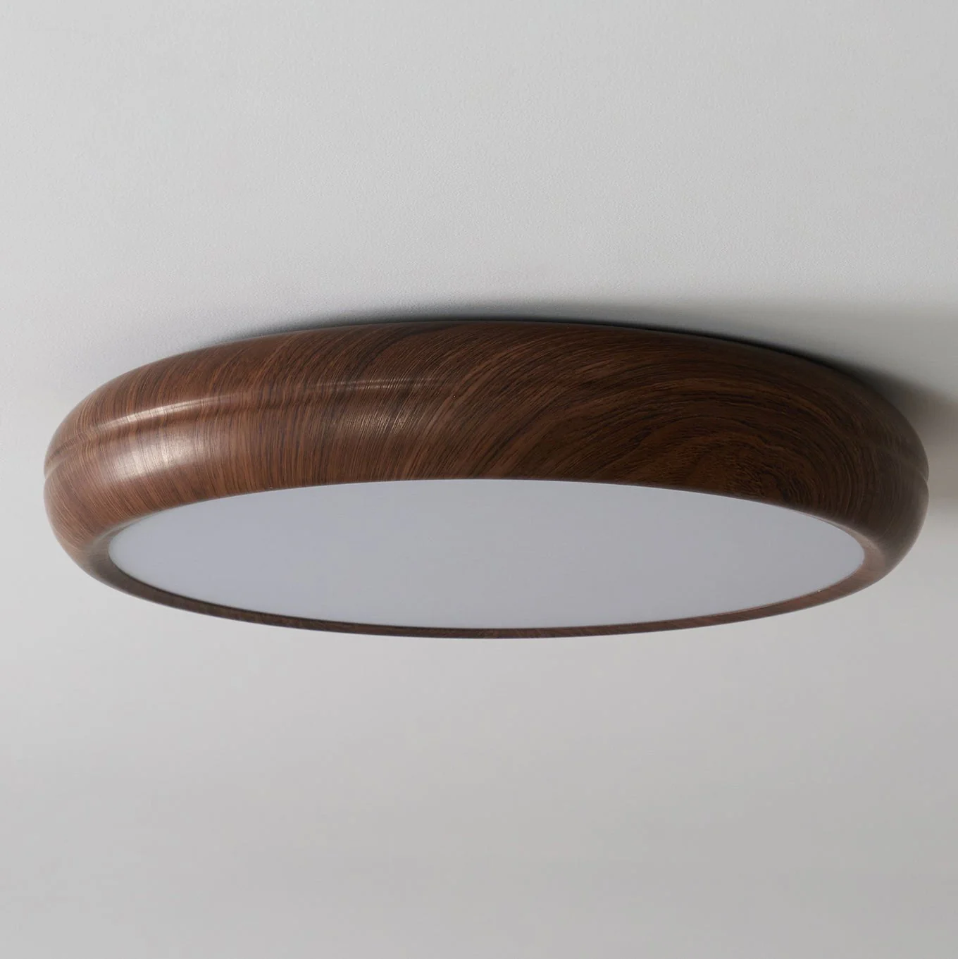 Solara Ceiling Light Woodgrain Round - Image 48