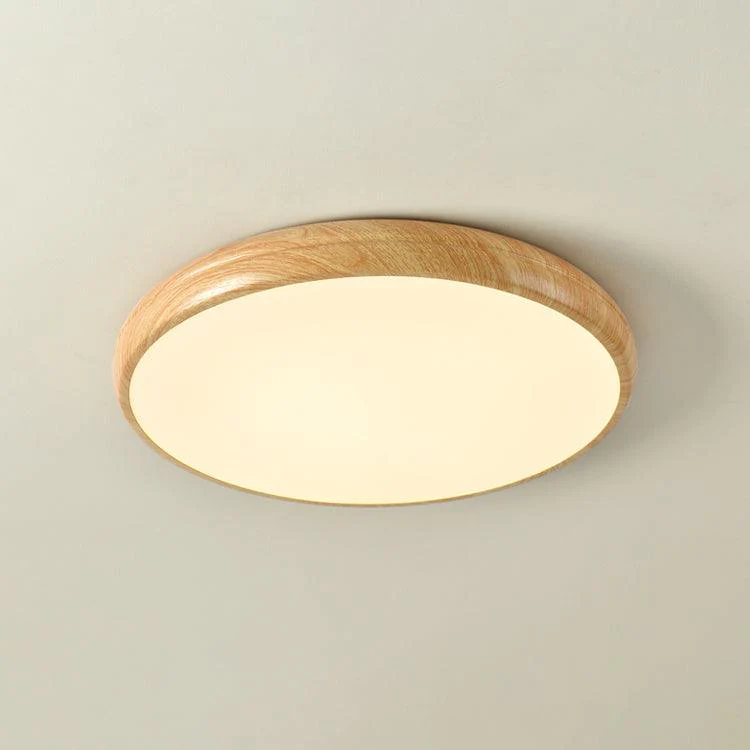 Solara Ceiling Light Woodgrain Round - Image 65