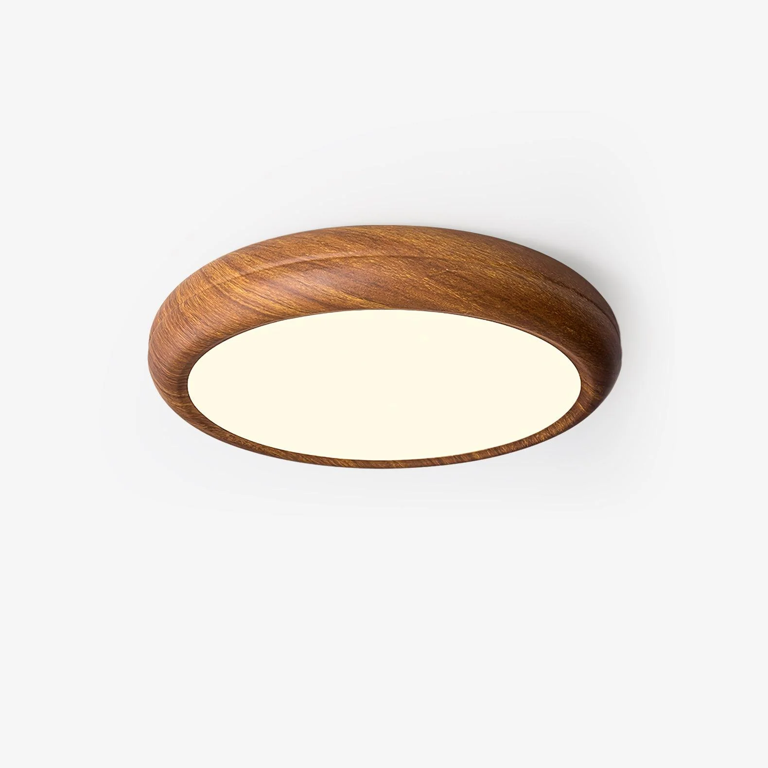 Solara Ceiling Light Woodgrain Round - Image 77