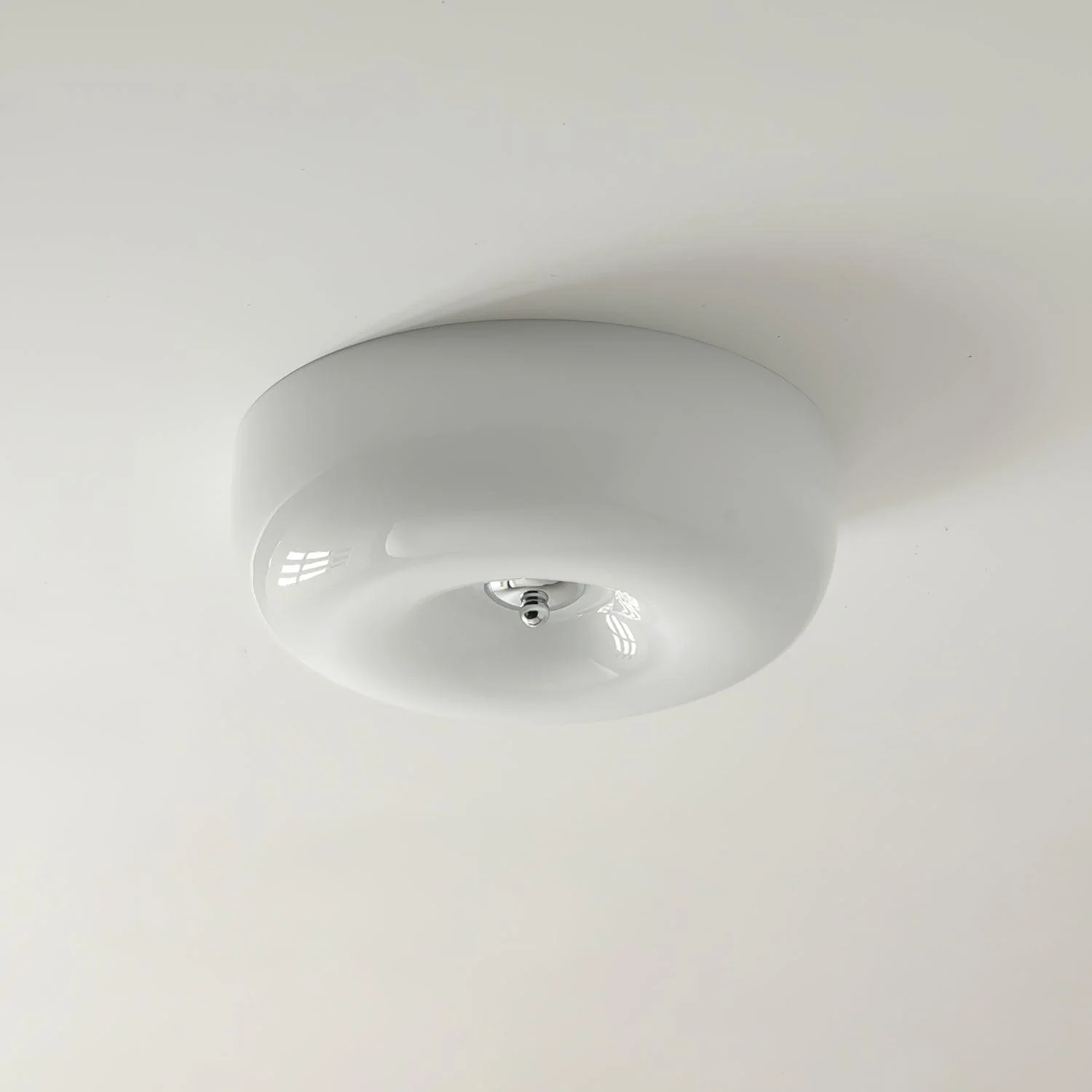 Solara Chandelier Cream Pudding with Blown Glass - Image 35