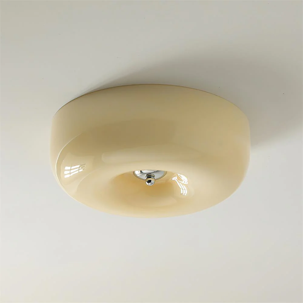 Solara Chandelier Cream Pudding with Blown Glass - Image 69