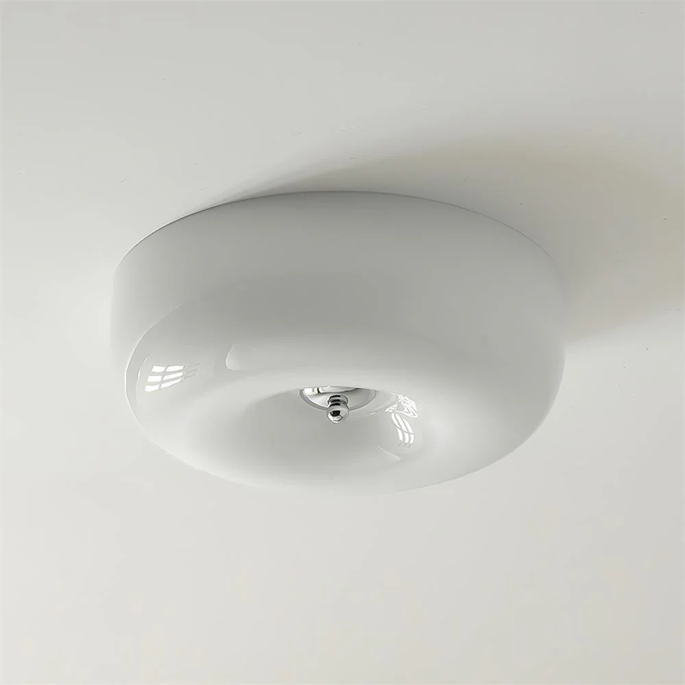 Solara Chandelier Cream Pudding with Blown Glass - Image 70