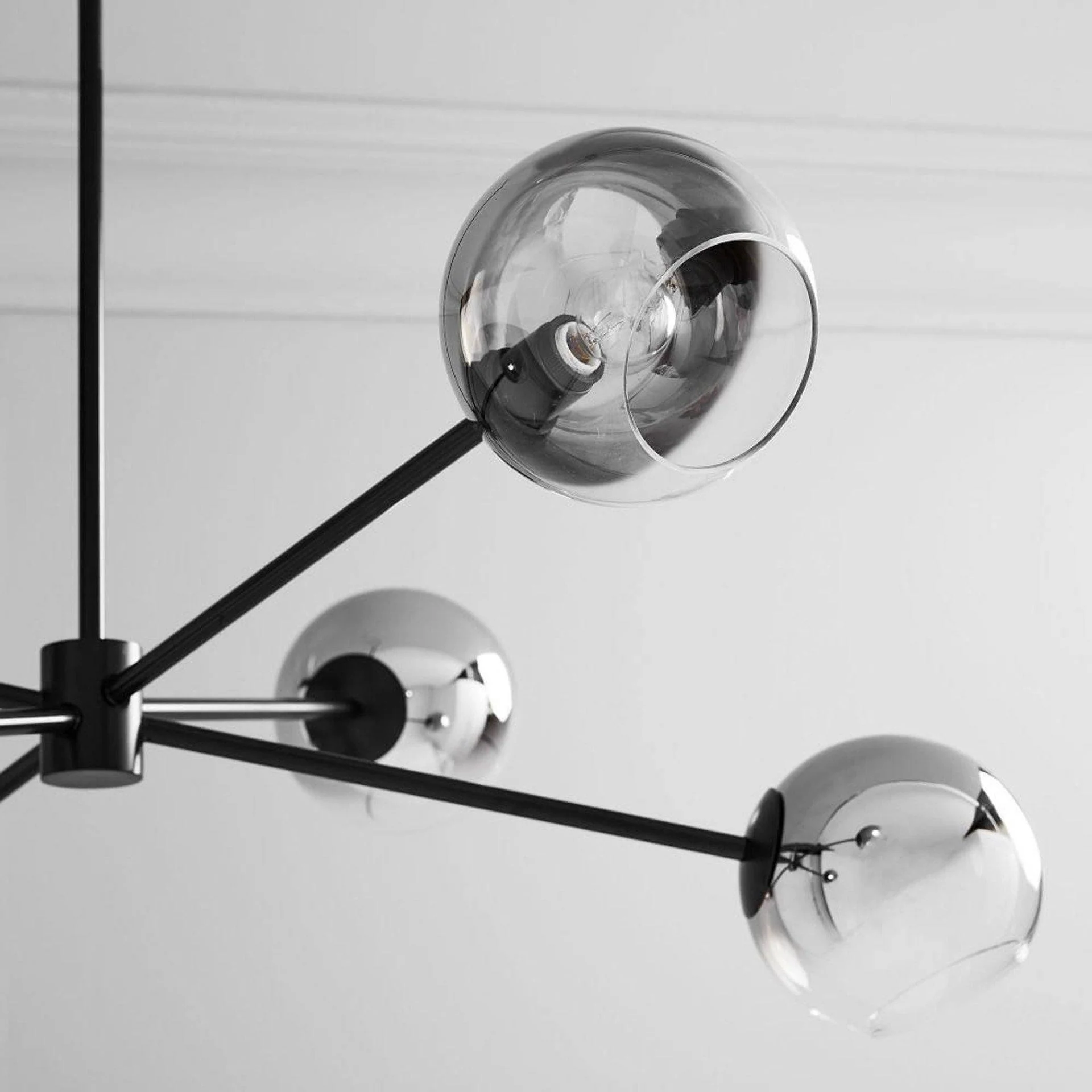 Solara Chandelier Staggered Glass 6-Light - Image 13