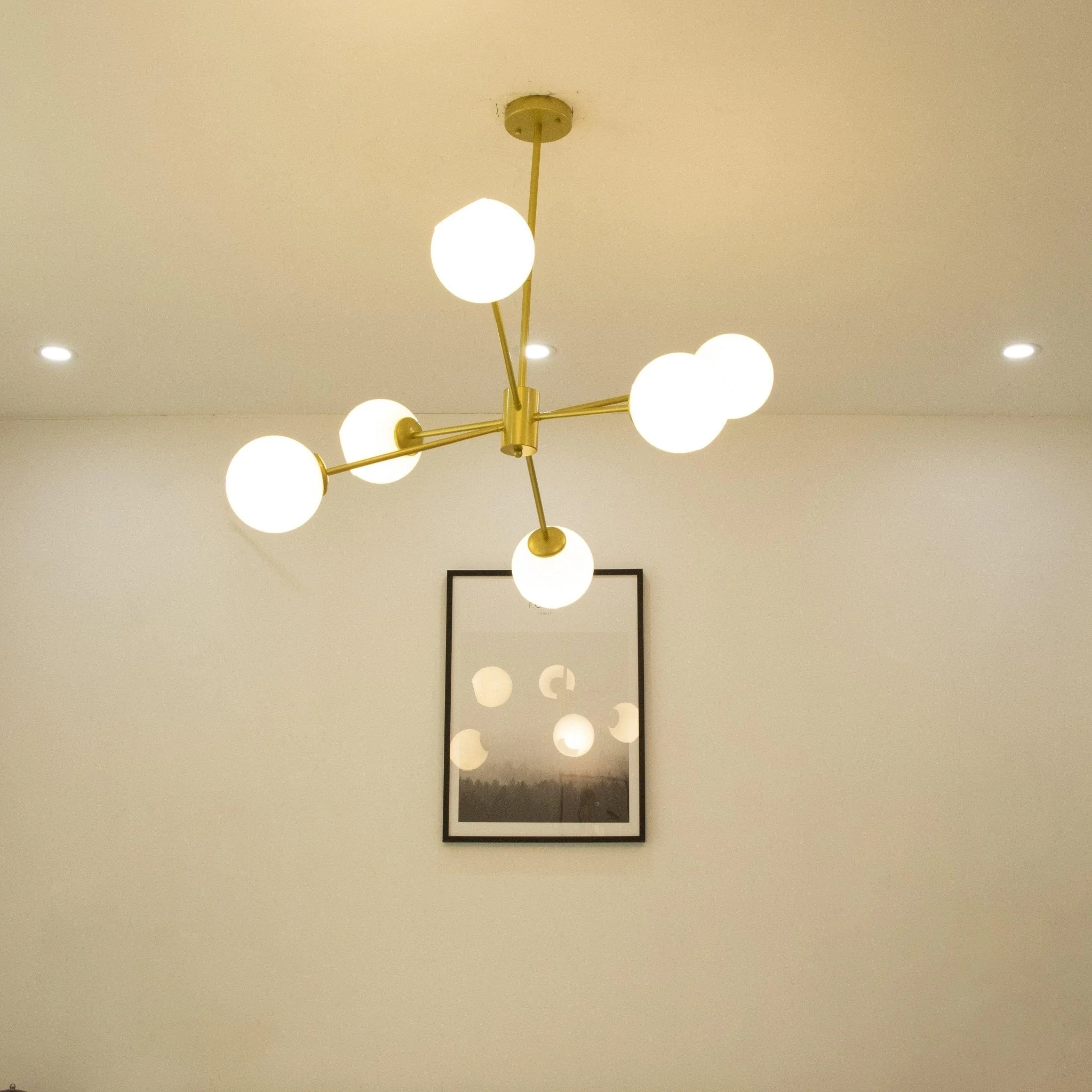 Solara Chandelier Staggered Glass 6-Light - Image 22