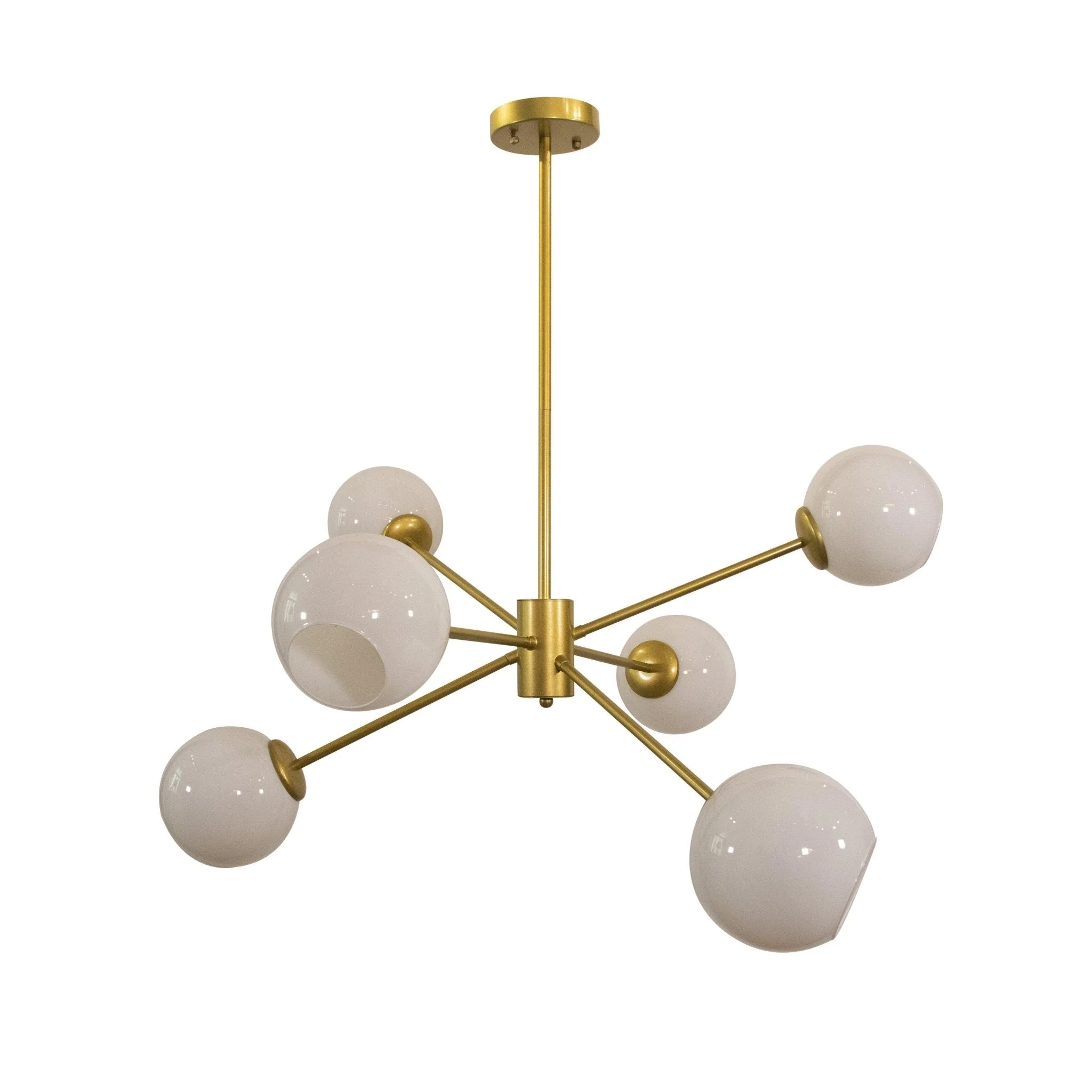 Solara Chandelier Staggered Glass 6-Light - Image 25