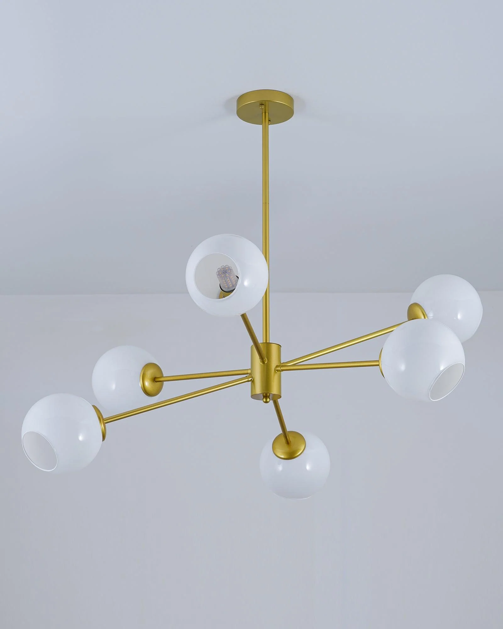 Solara Chandelier Staggered Glass 6-Light - Image 29