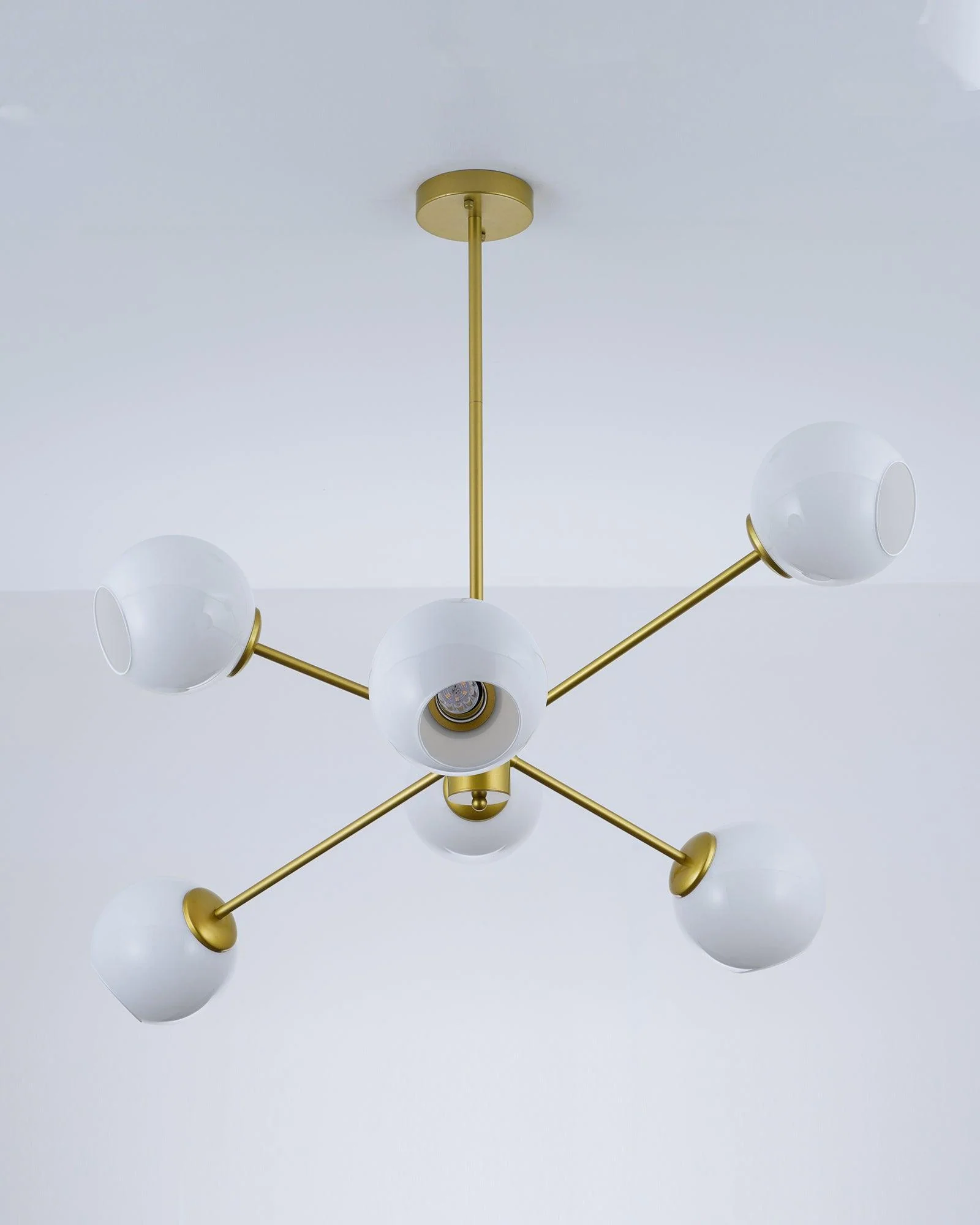 Solara Chandelier Staggered Glass 6-Light - Image 30