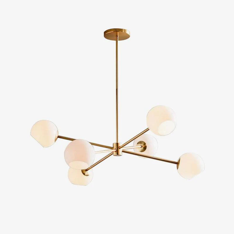 Solara Chandelier Staggered Glass 6-Light - Image 34