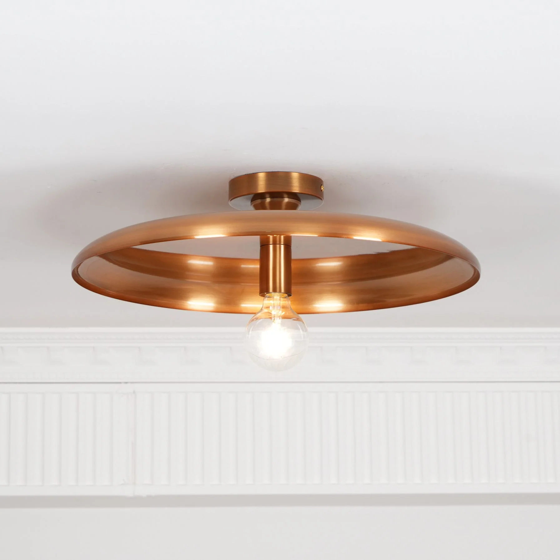 Solara Industrial Iron Ceiling Light - Image 13