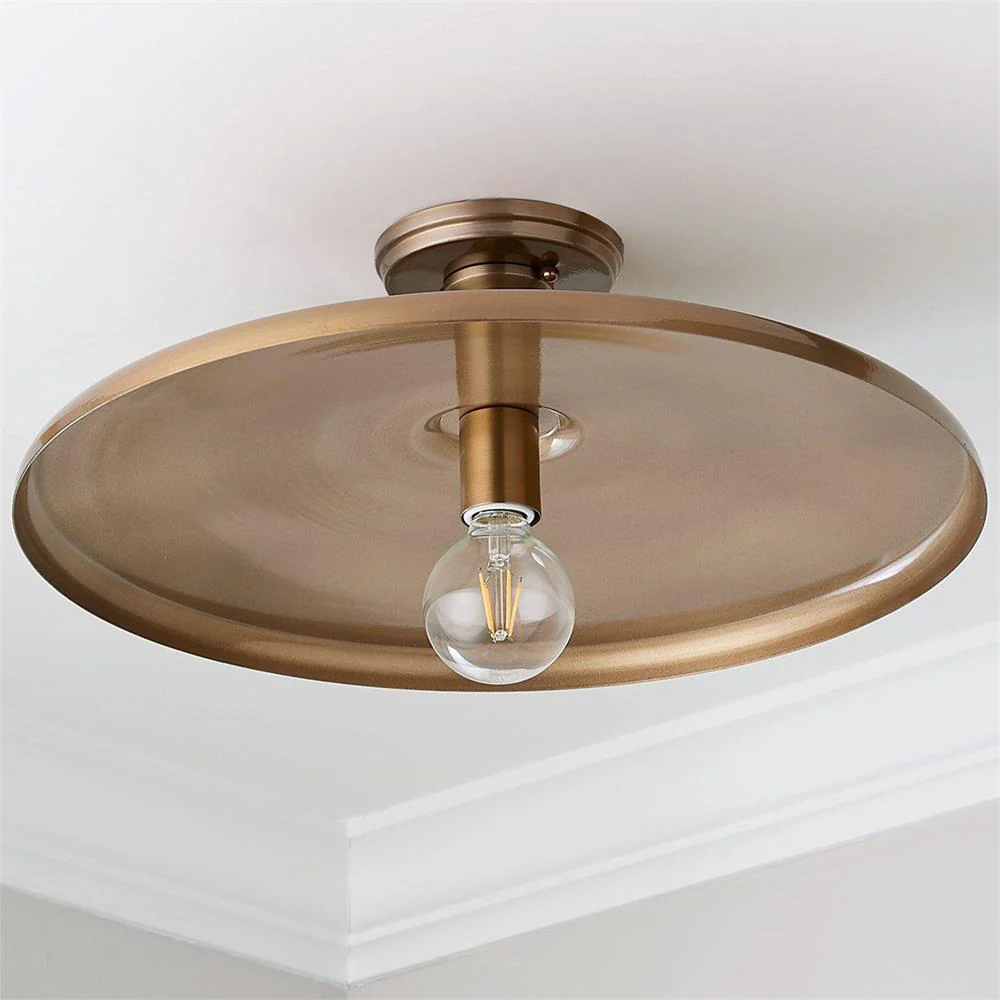 Solara Industrial Iron Ceiling Light - Image 6
