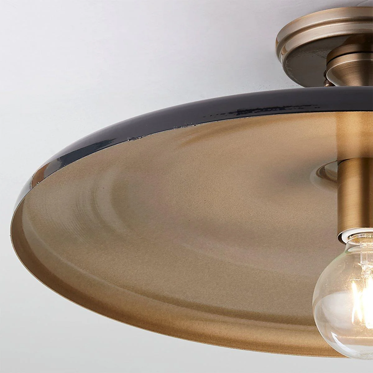 Solara Industrial Iron Ceiling Light - Image 9