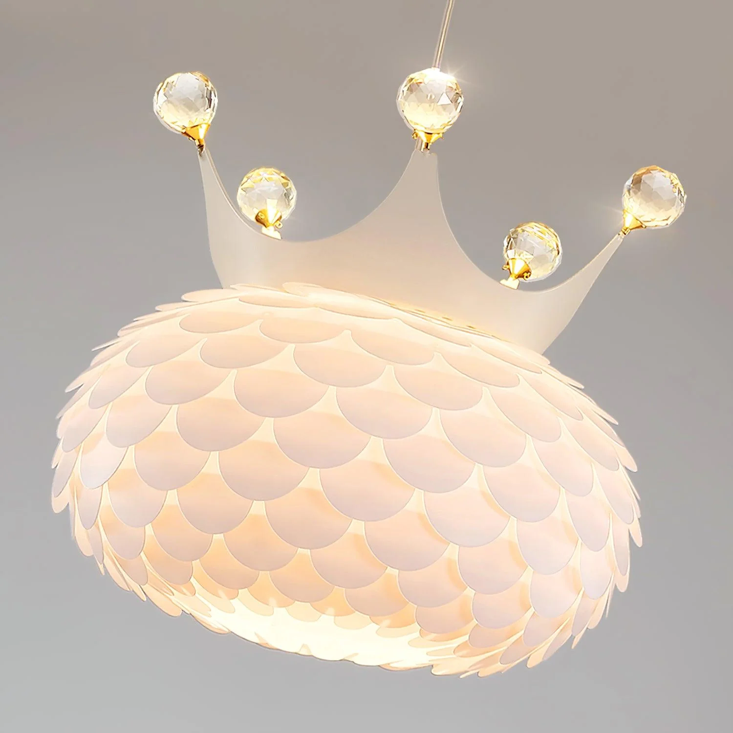 Solara Pendant Lamp Scalloped Crown Whimsical - Image 10