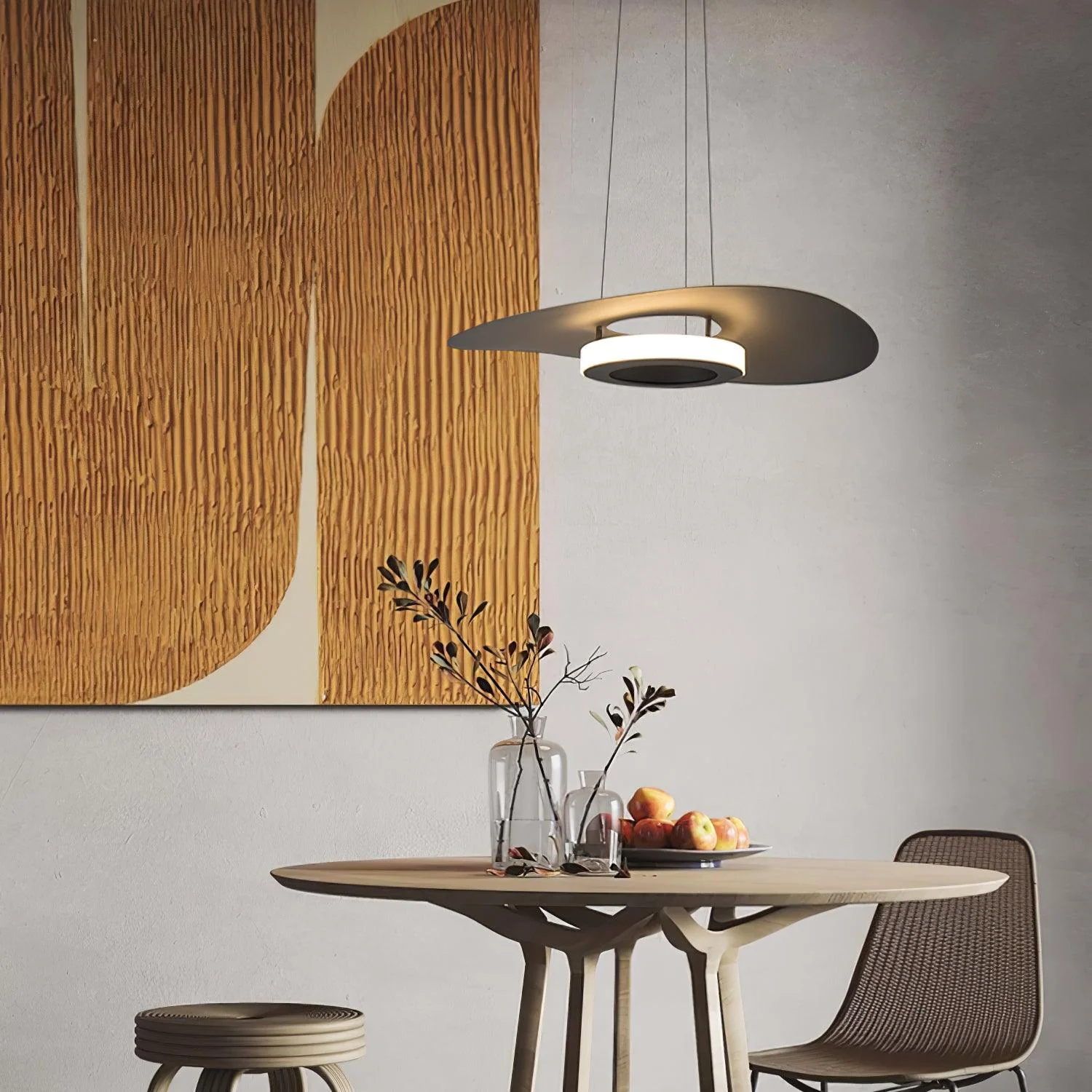 Solara Pendant Lamp Aluminum UFO Ring Minimalist - Image 15
