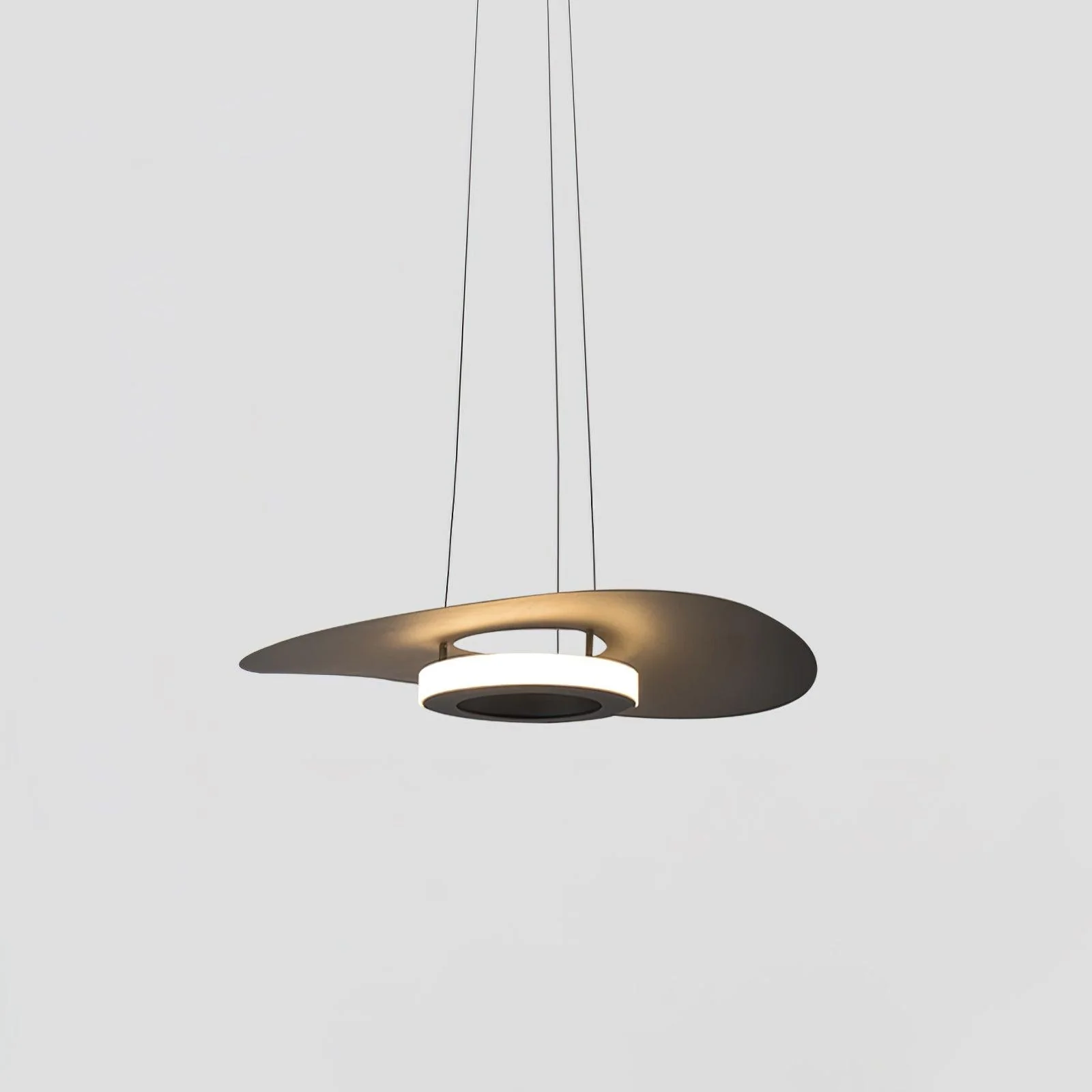 Solara Pendant Lamp Aluminum UFO Ring Minimalist - Image 7