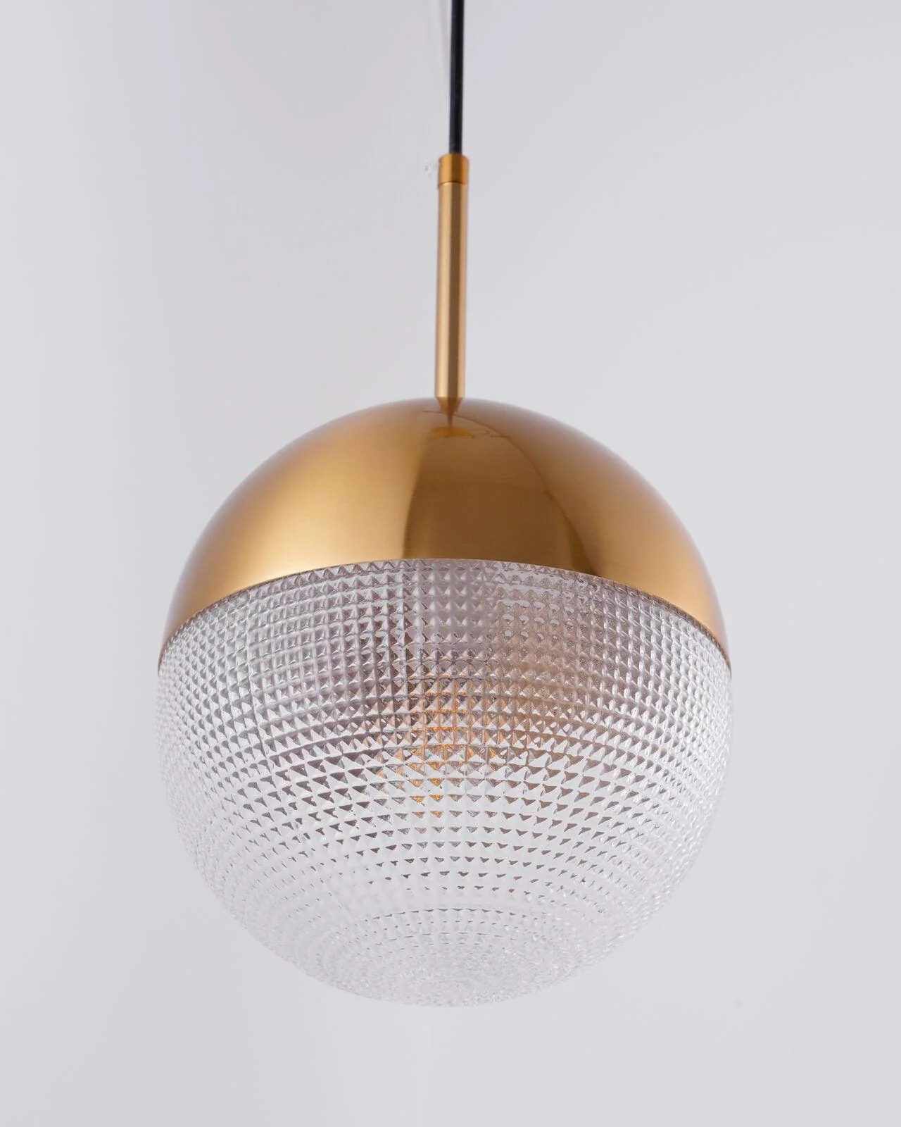 Solara Pendant Lamp Brass Glass Modern - Image 19