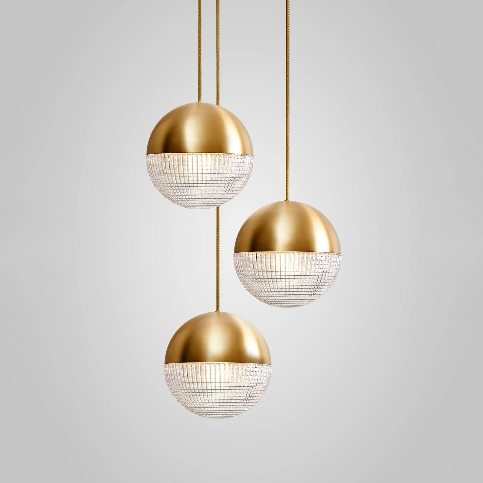 Solara Pendant Lamp Brass Glass Modern - Image 25