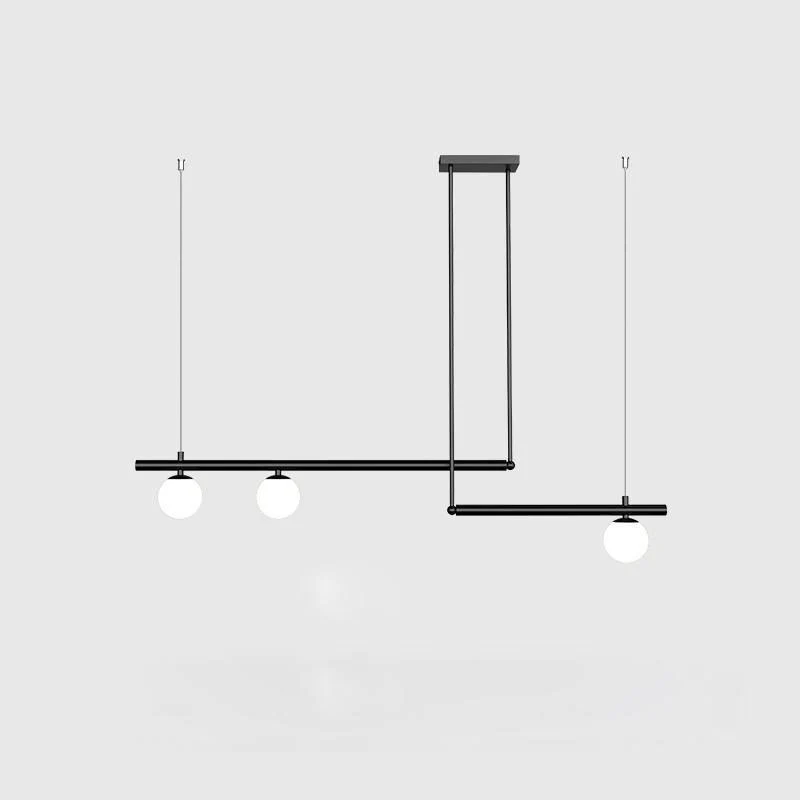 Solara Pendant Lamp Brass Linear Satellite Minimalist - Image 48