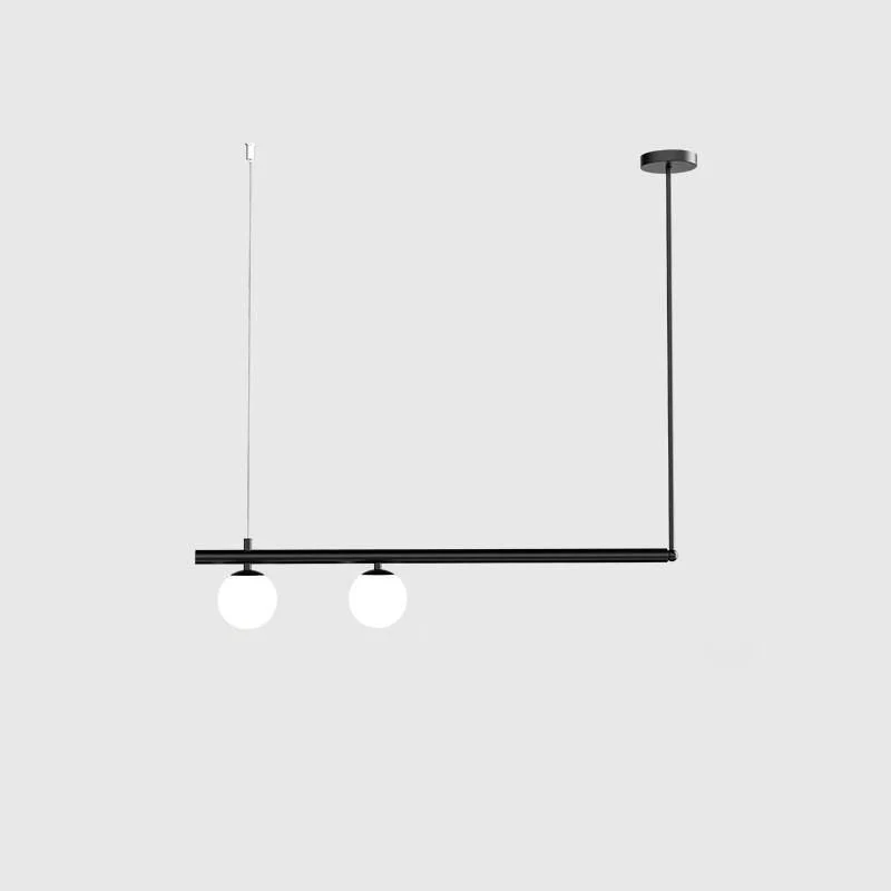 Solara Pendant Lamp Brass Linear Satellite Minimalist - Image 57