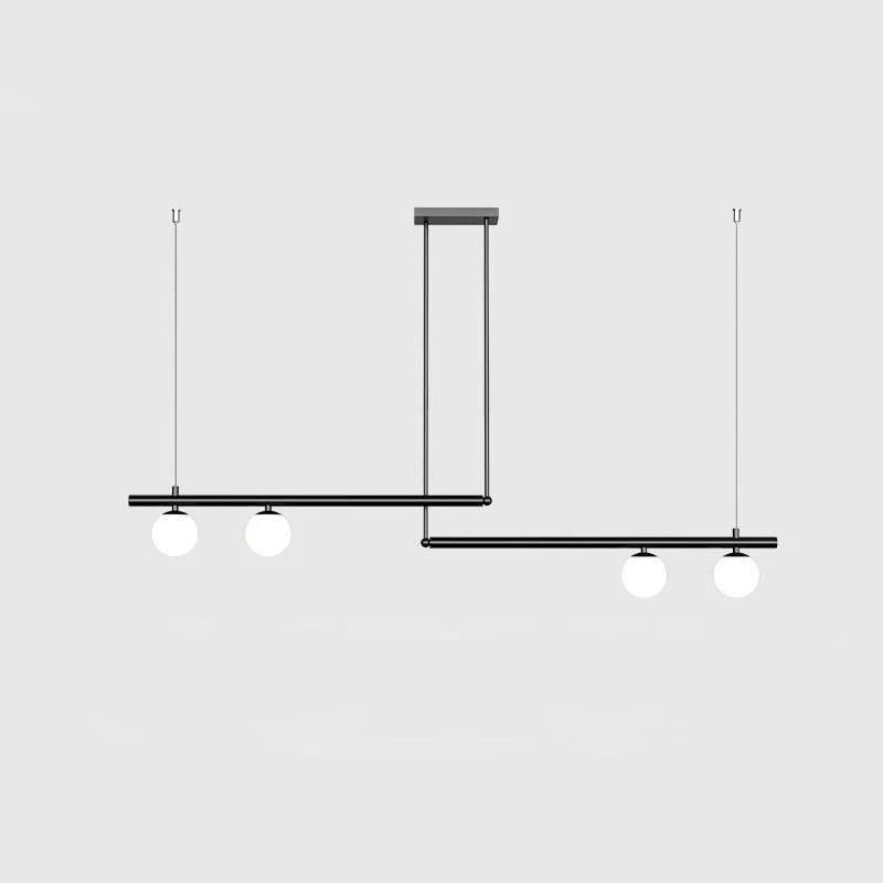 Solara Pendant Lamp Brass Linear Satellite Minimalist - Image 65