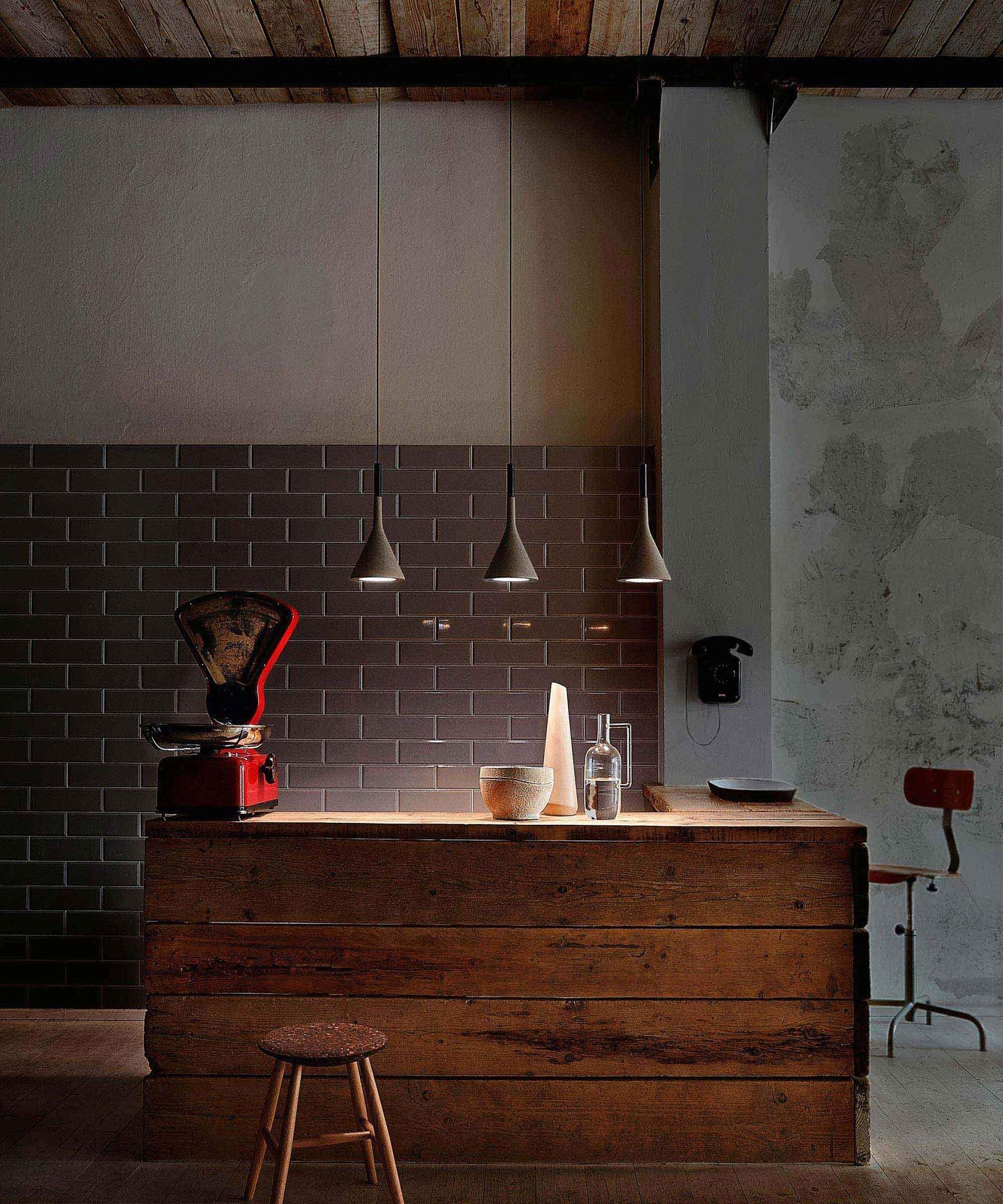 Solara Pendant Lamp Concrete Conical Industrial - Image 102