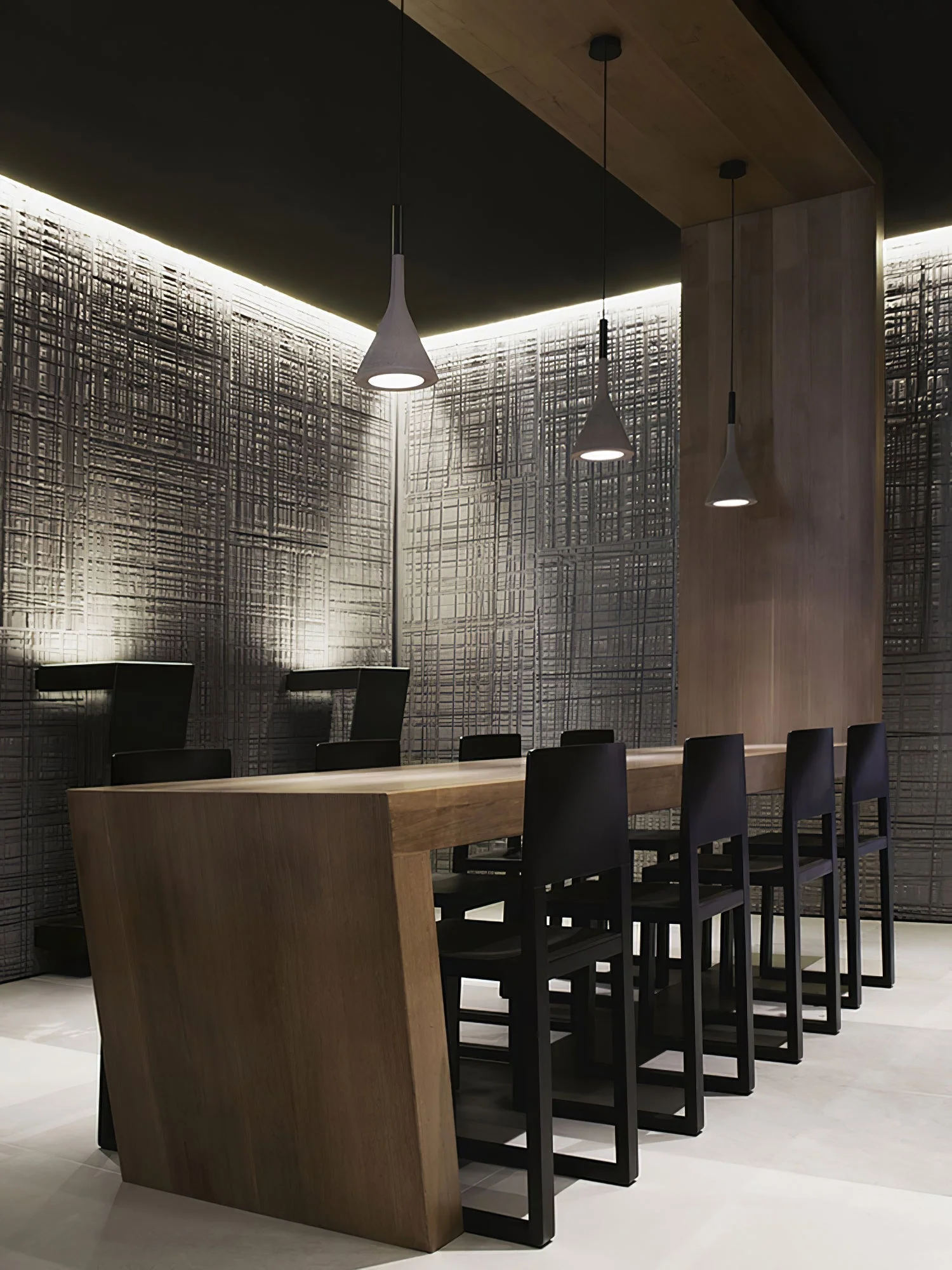 Solara Pendant Lamp Concrete Conical Industrial - Image 105