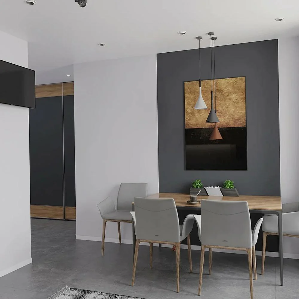 Solara Pendant Lamp Concrete Conical Industrial - Image 17