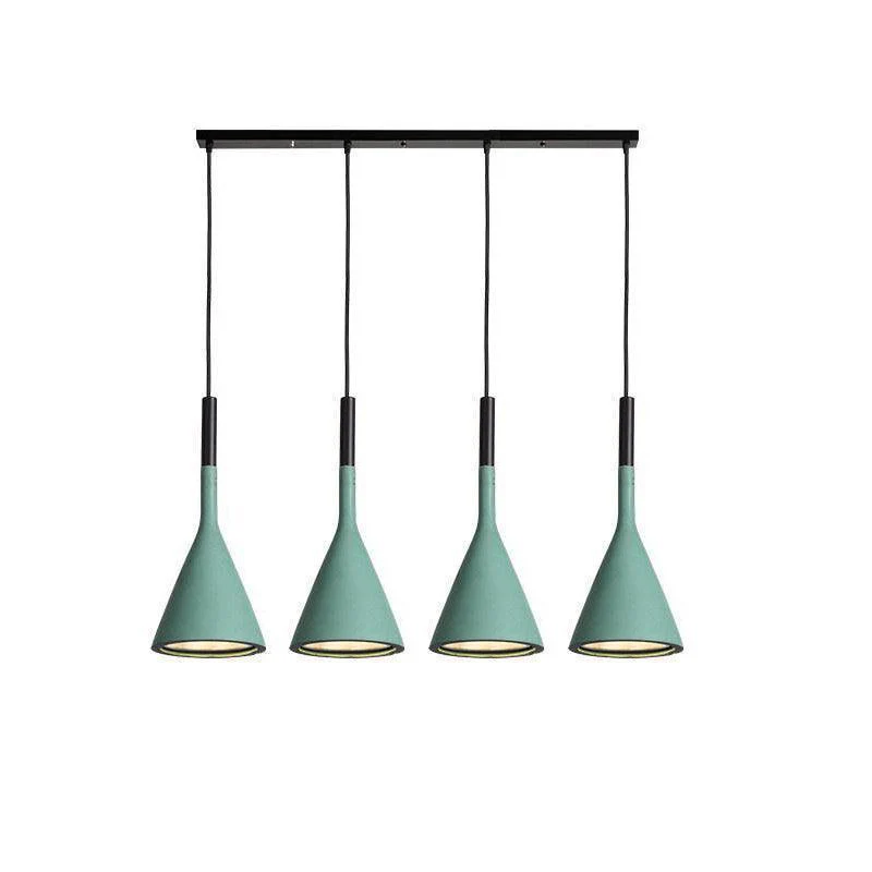 Solara Pendant Lamp Concrete Conical Industrial - Image 18