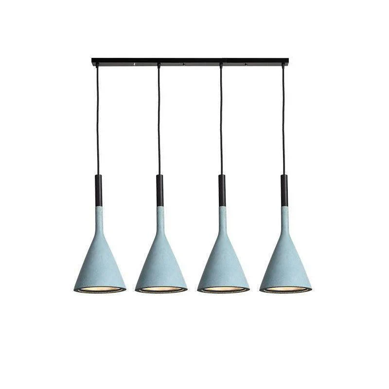 Solara Pendant Lamp Concrete Conical Industrial - Image 19