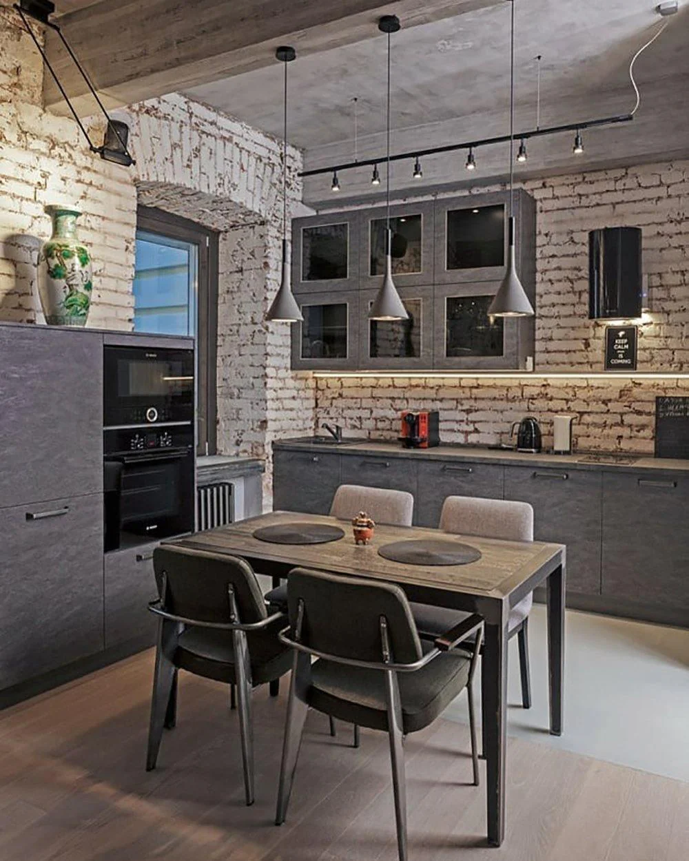 Solara Pendant Lamp Concrete Conical Industrial - Image 25