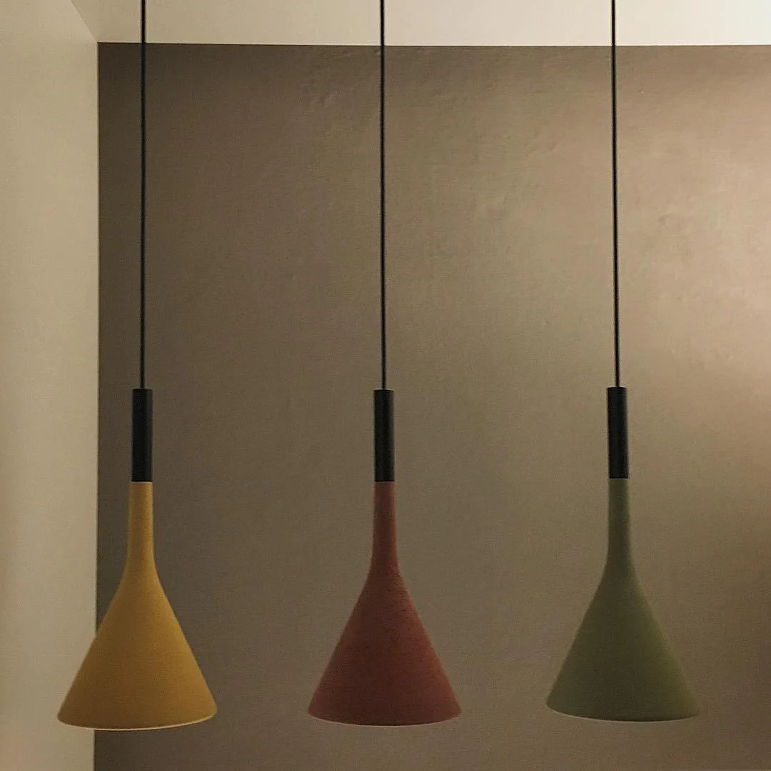 Solara Pendant Lamp Concrete Conical Industrial - Image 47