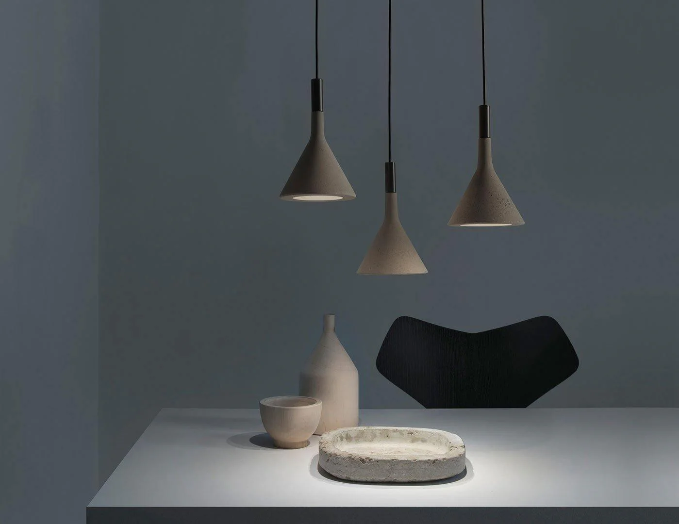 Solara Pendant Lamp Concrete Conical Industrial - Image 54