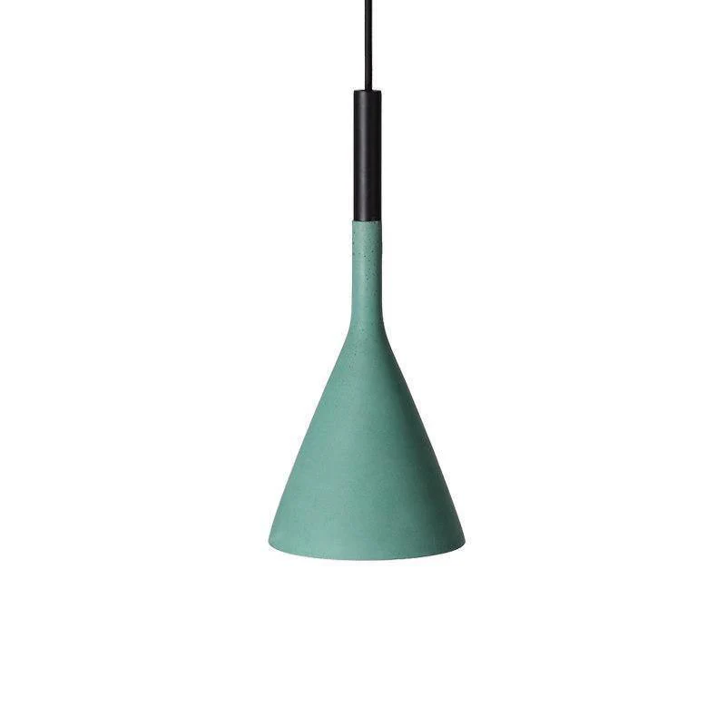 Solara Pendant Lamp Concrete Conical Industrial - Image 58