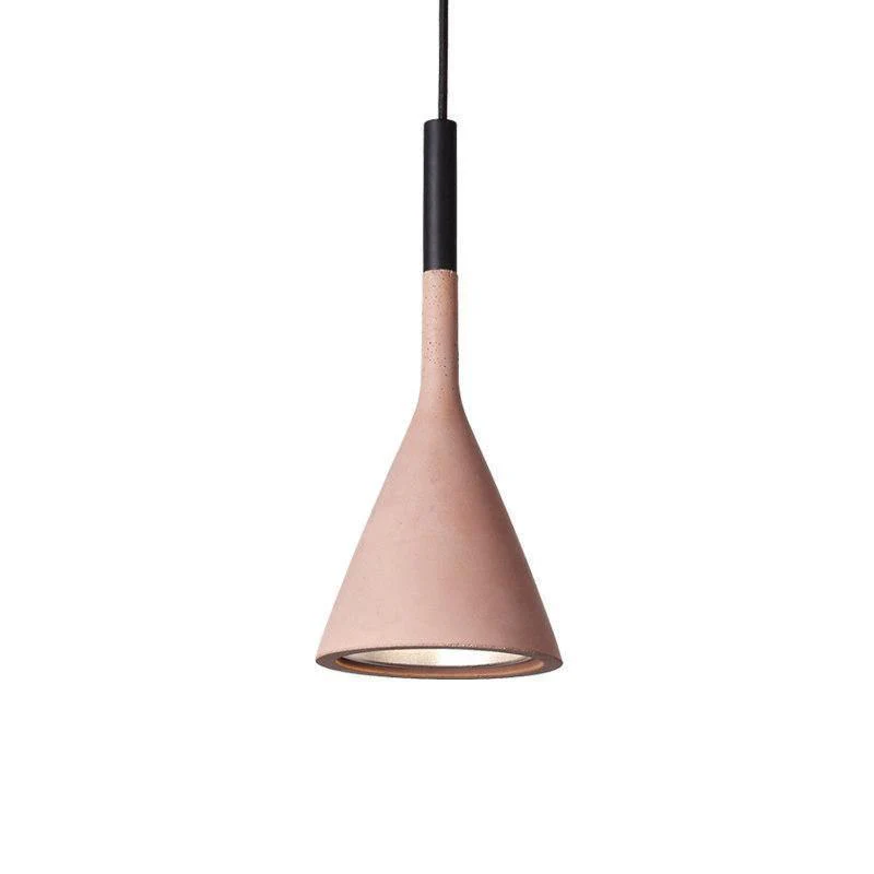 Solara Pendant Lamp Concrete Conical Industrial - Image 60