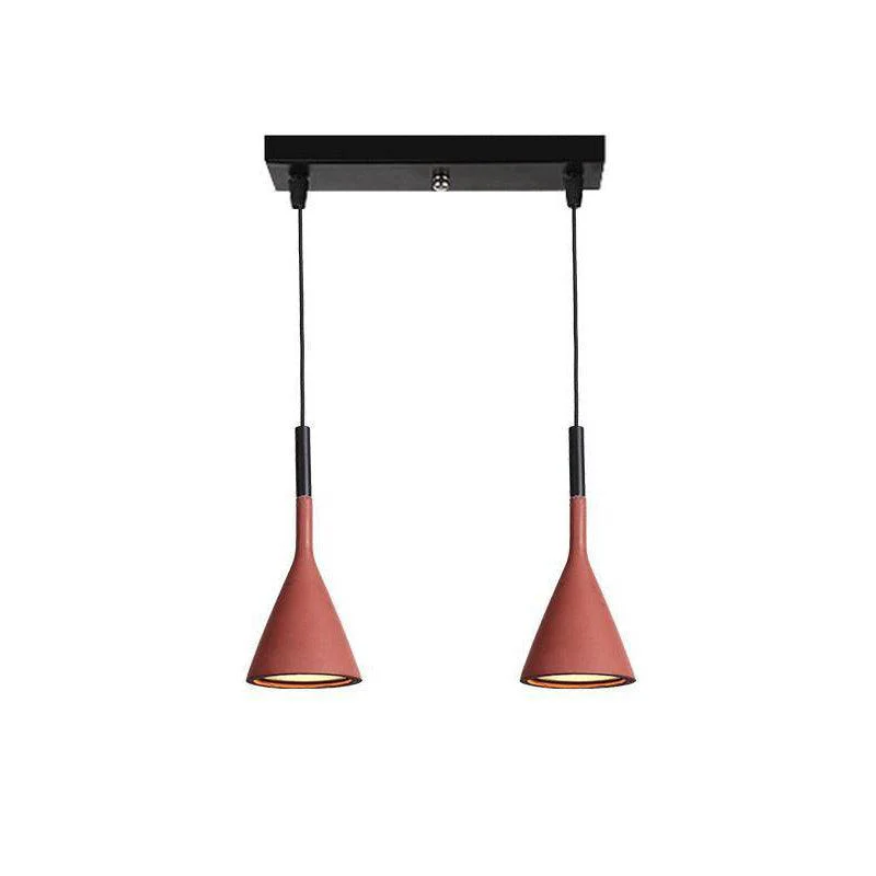 Solara Pendant Lamp Concrete Conical Industrial - Image 66