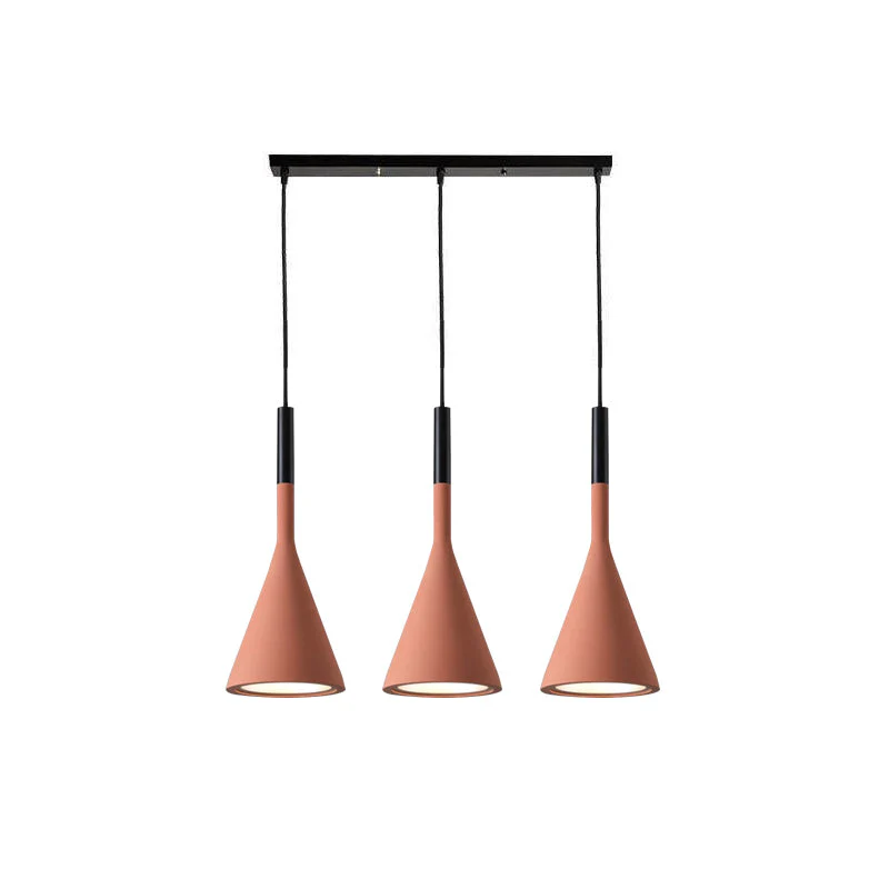 Solara Pendant Lamp Concrete Conical Industrial - Image 98