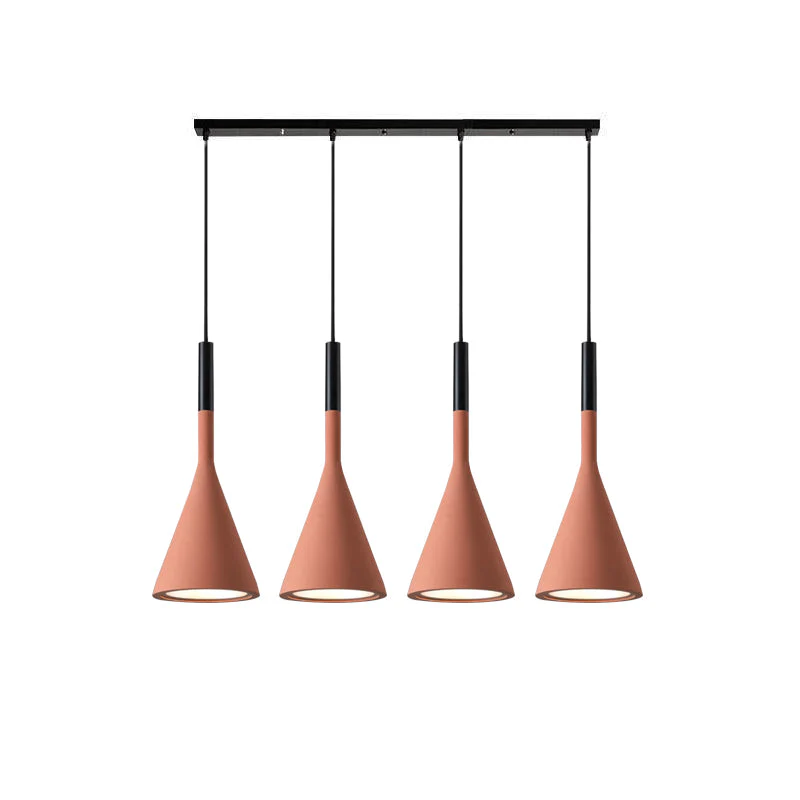 Solara Pendant Lamp Concrete Conical Industrial - Image 99