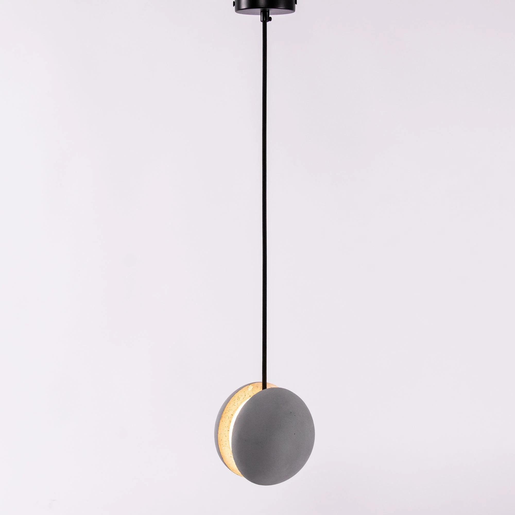 Solara Pendant Lamp Concrete Sphere Moon Minimalist - Image 50