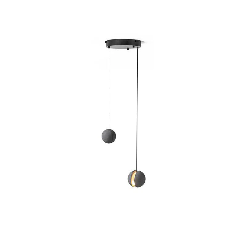 Solara Pendant Lamp Concrete Sphere Moon Minimalist - Image 57