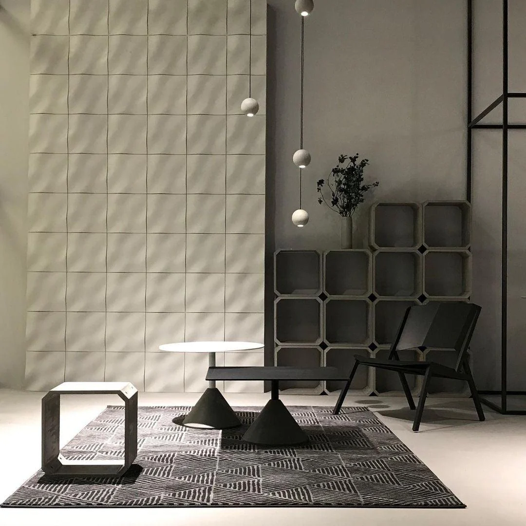 Solara Pendant Lamp Concrete Sphere Moon Minimalist - Image 67