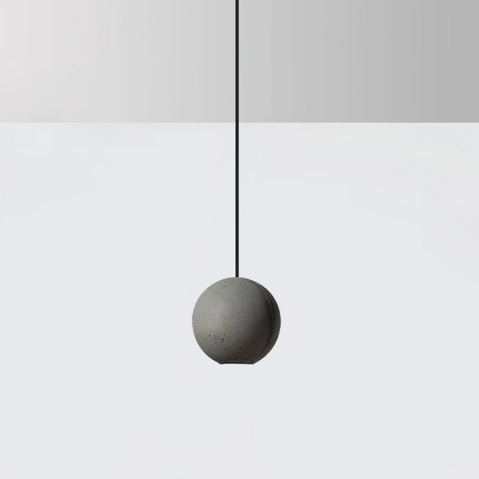 Solara Pendant Lamp Concrete Sphere Moon Minimalist - Image 68