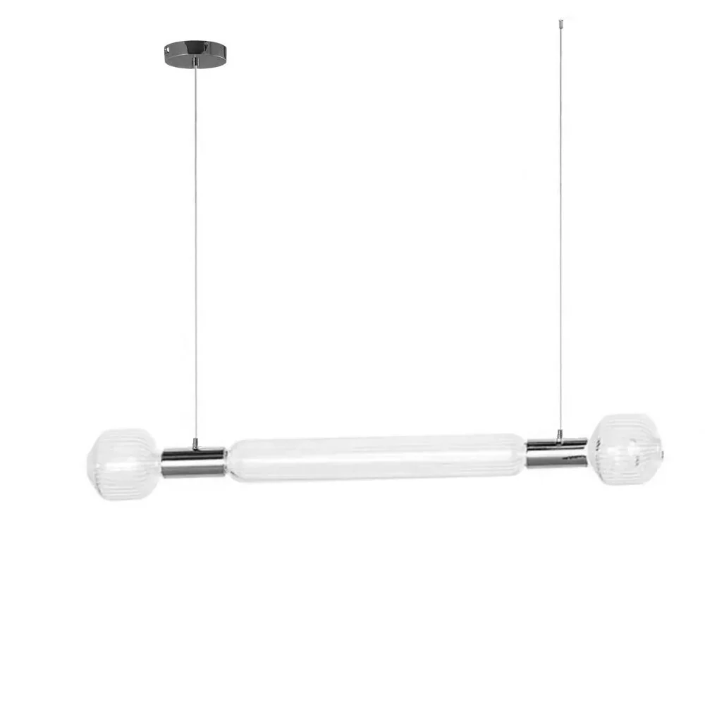 Solara Pendant Lamp Crystal Cylinder Cipher Contemporary - Image 10