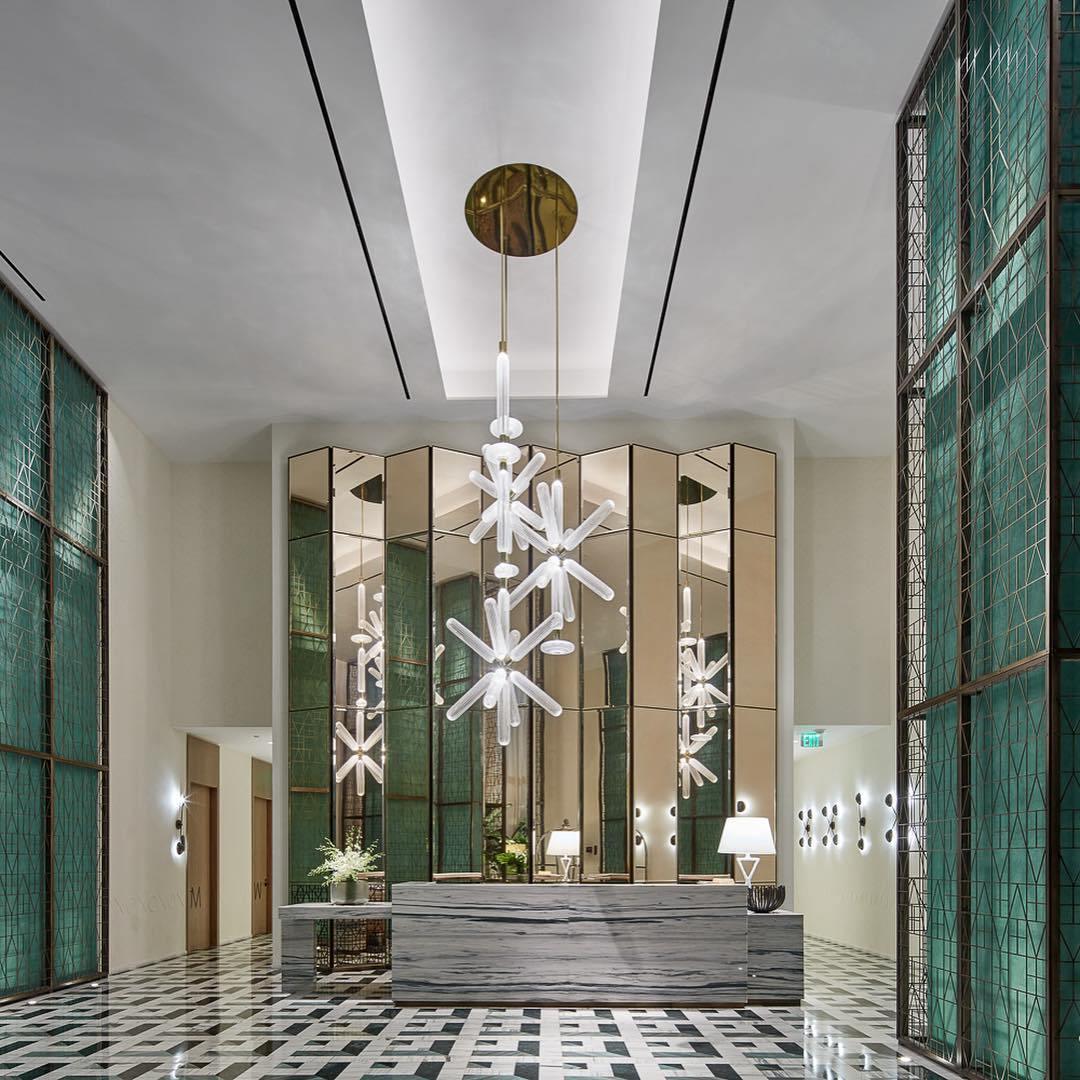 Solara Pendant Lamp Crystal Cylinder Cipher Contemporary - Image 34
