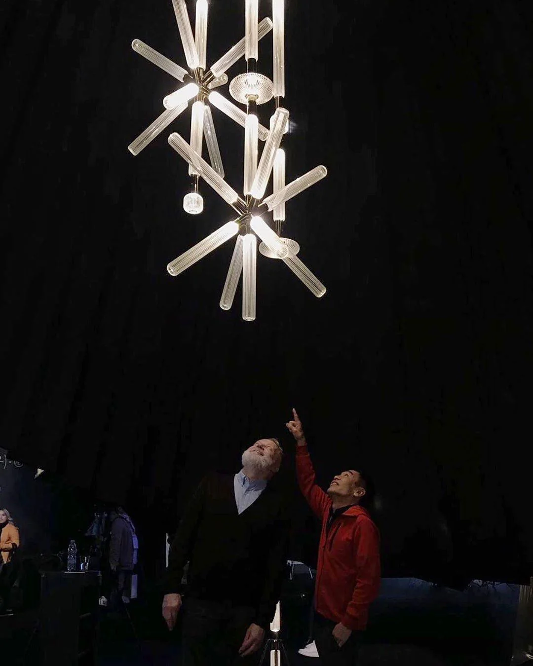 Solara Pendant Lamp Crystal Cylinder Cipher Contemporary - Image 39