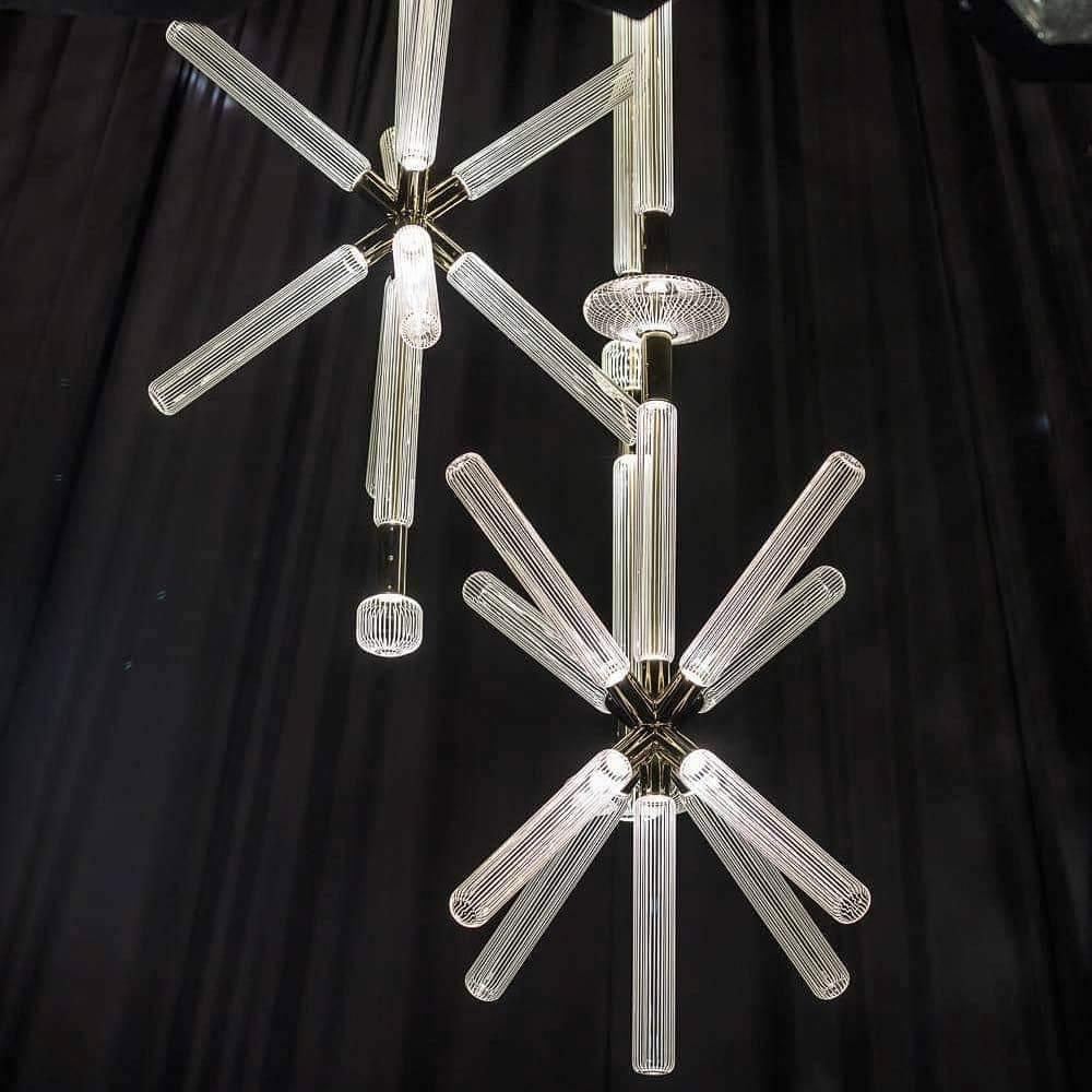 Solara Pendant Lamp Crystal Cylinder Cipher Contemporary - Image 40