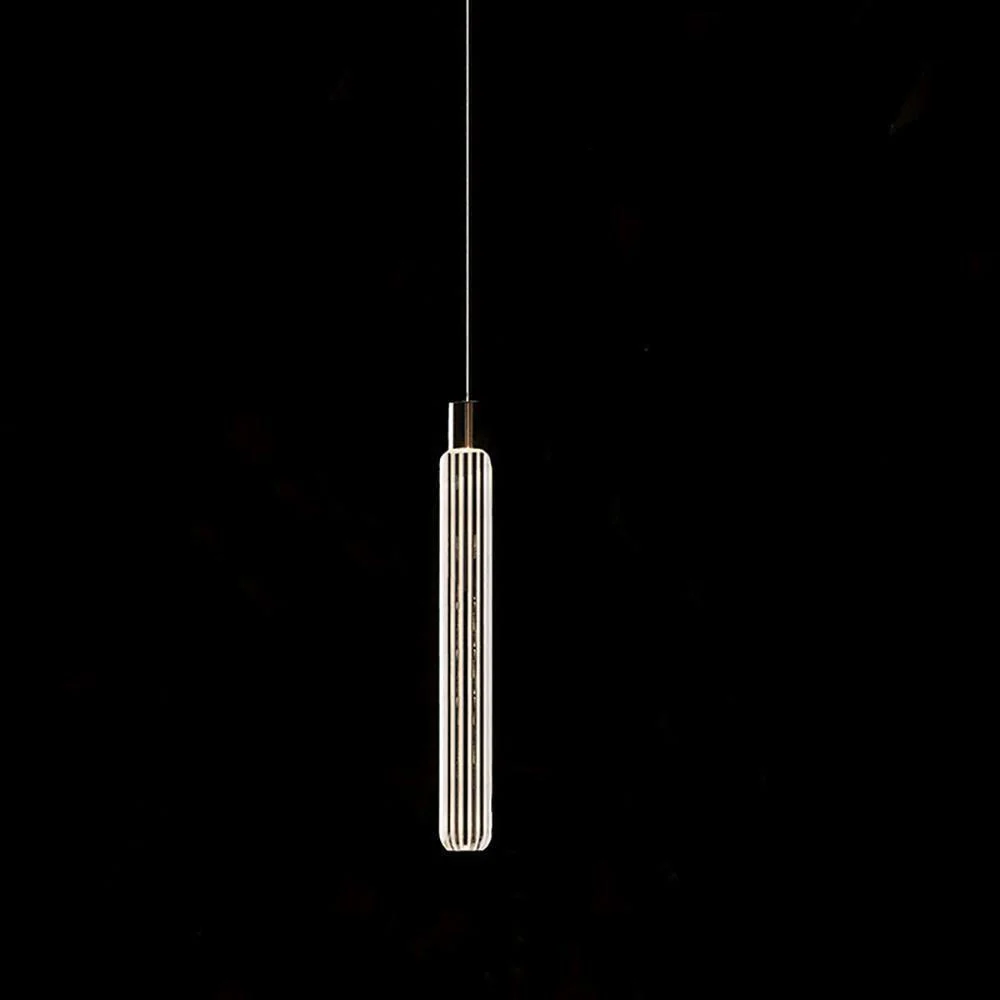 Solara Pendant Lamp Crystal Cylinder Cipher Contemporary - Image 60