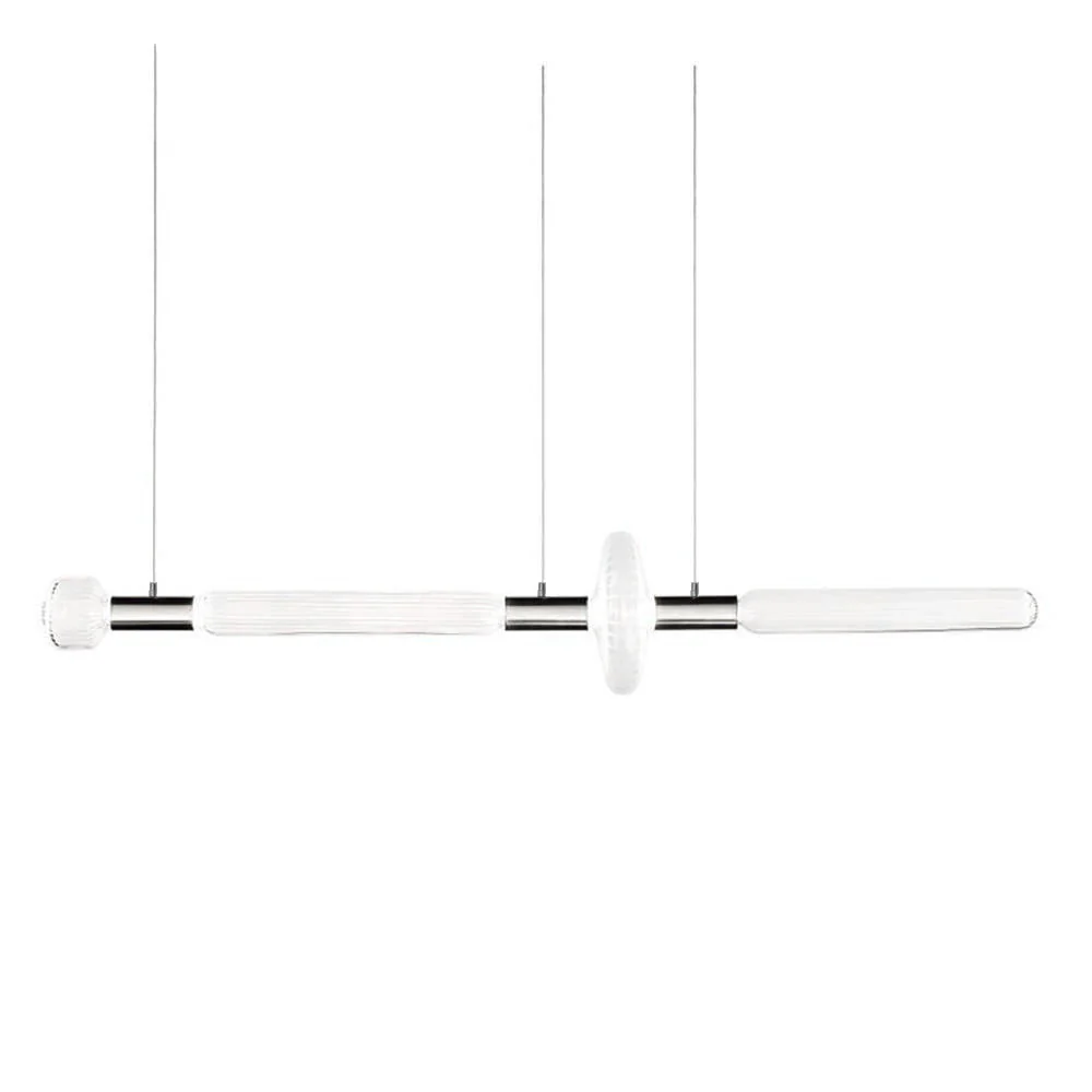 Solara Pendant Lamp Crystal Cylinder Cipher Contemporary - Image 89