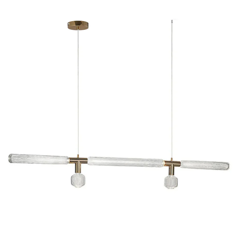 Solara Pendant Lamp Crystal Cylinder Cipher Contemporary - Image 95