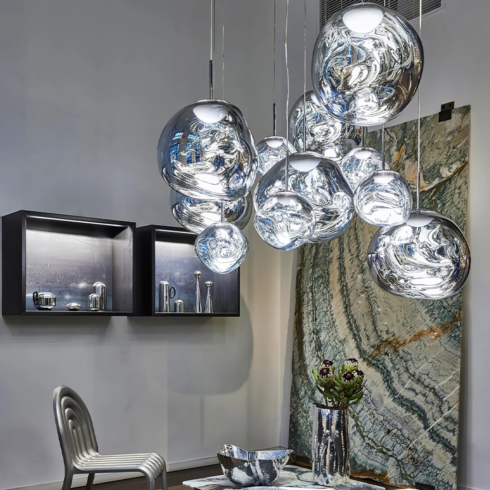 Solara Pendant Lamp Irregular Cluster Sculptural - Image 136